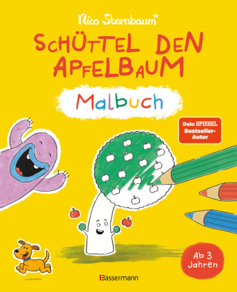 Schüttel den Apfelbaum - Malbuch