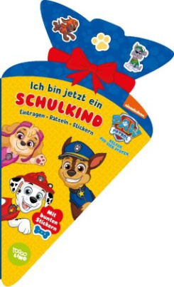 PAW Patrol Ich bin jetzt ein Schulkind: Eintragen, Rätseln, Stickern