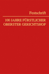 100 Jahre Fürstlicher Oberster Gerichtshof