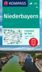 KOMPASS Wanderkarte 160 Niederbayern