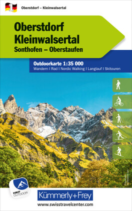 Oberstorf Kleinwalsertal Nr. 01 Outdoorkarte Deutschland 1:35 000