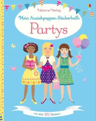 Mein Anziehpuppen-Stickerbuch: Partys