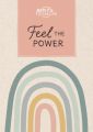 Feel The Power - Notizbuch (Motiv Regenbogen) A5 | dotted | Hardcover