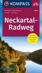 KOMPASS Fahrrad-Tourenkarte Neckartal-Radweg 1:50.000