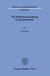 Die Stellenausschreibung im Beamtenrecht.