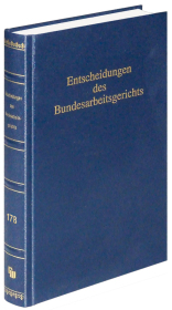 Entscheidungen des Bundesarbeitsgerichts (BAGE 178)