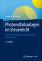 Photovoltaikanlagen im Steuerrecht