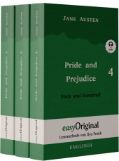 Pride and Prejudice / Stolz und Vorurteil - Teile 4-6 Hardcover (Buch + 3 MP3 Audio-CD) - Lesemethode von Ilya Frank - Zweisprachige Ausgabe Englisch-Deutsch, m. 1 Audio-CD, m. 1 Audio, m. 1 Audio, 3 Teile