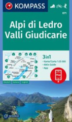 KOMPASS Wanderkarte 071 Alpi di Ledro, Valli Giudicarie 1:35.000