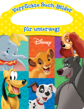 Disney - Verrückte Such-Bilder für unterwegs - Wimmelbuch - Pappbilderbuch mit Stift und abwischbaren Seiten ab 3 Jahren