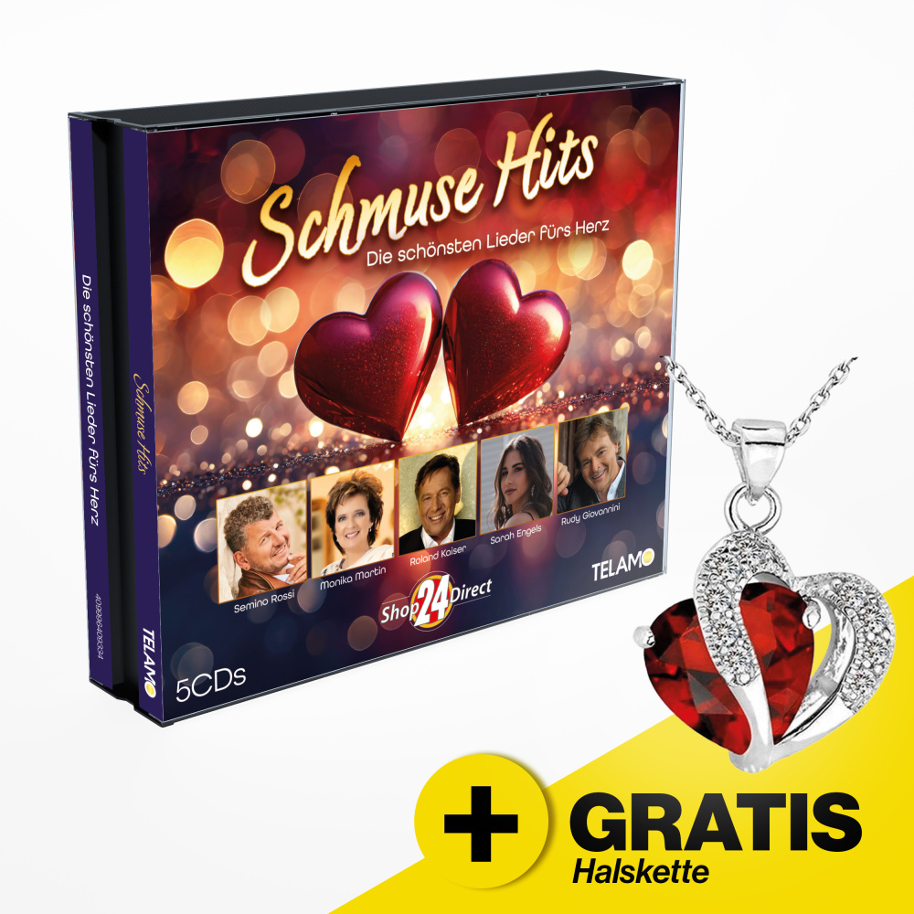 Andrea Berg + Schmuse Hits - Die schönsten Lieder fürs Herz + GRATIS Schlüsselanhänger & Halskette