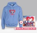 Verliebtes Herz an Bord Fan-Set Kapuzenpulli (M) + CD + GRATIS CD