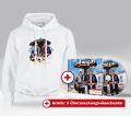 Lebe jetzt Fan-Set Kapuzenpulli (M-XXL) + CD