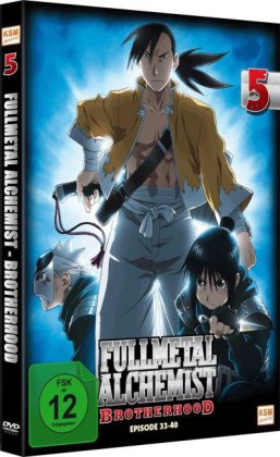 Fullmetal Alchemist: Brotherhood, 2 DVDs. Vol.5