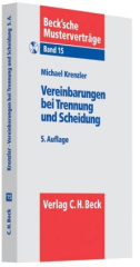 Vereinbarungen bei Trennung und Scheidung, m. CD-ROM