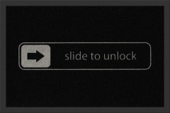 Fußmatte - Slide to unlock