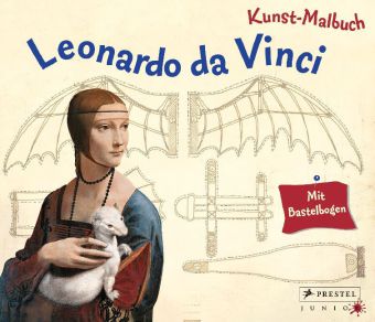 Kunst-Malbuch Leonardo da Vinci