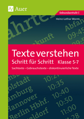 Texte verstehen - Schritt für Schritt, Klasse 5-7