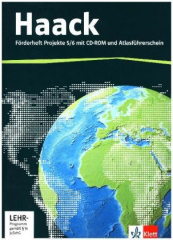 Der Haack Weltatlas für Sekundarstufe 1, Förderheft Projekte 5/6 mit Atlasführerschein und CD-ROM